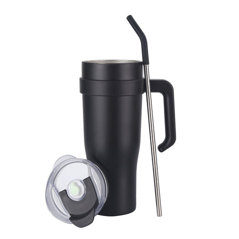Stanley Quencher 40Oz Car Cup Suit Outdoor Sports Belt Handle, Insulated Stainless Steel Cup | BPA-Free |